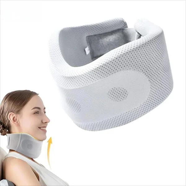 Soft Foam Neck Brace Support Adjustable Braces with Replacement Cover for Home School Office Travel - Image 10