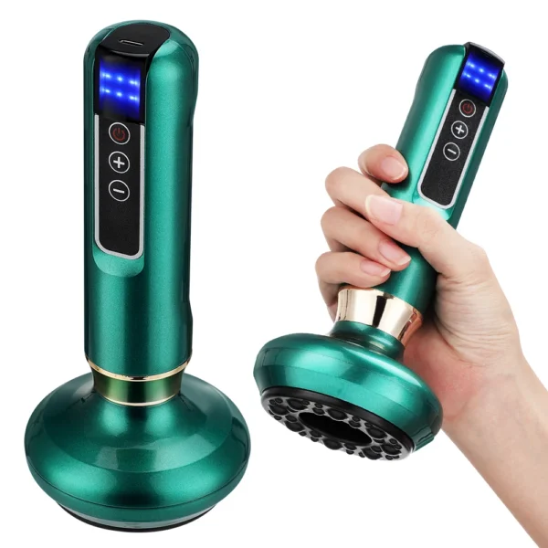 6/12 Gear Electric Cupping Massager Vacuum Suction Cup GuaSha Anti Cellulite Beauty Health Scraping Heat Body Slimming Massage - Image 20